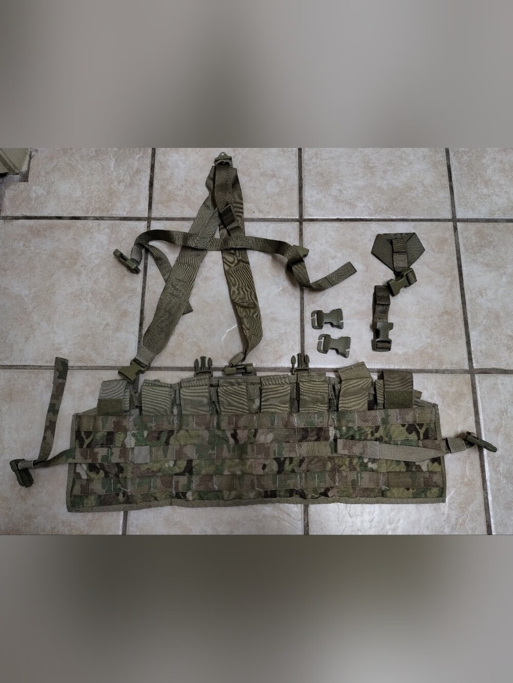 USGI Taps Tactical Assault Panel Multicam Magazine Chest Rig